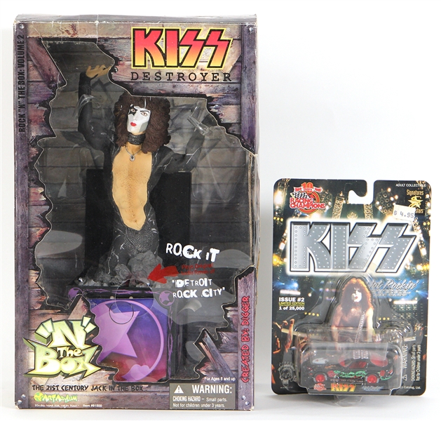 Kiss Destroyer Star Child Action Figure & Toy Car