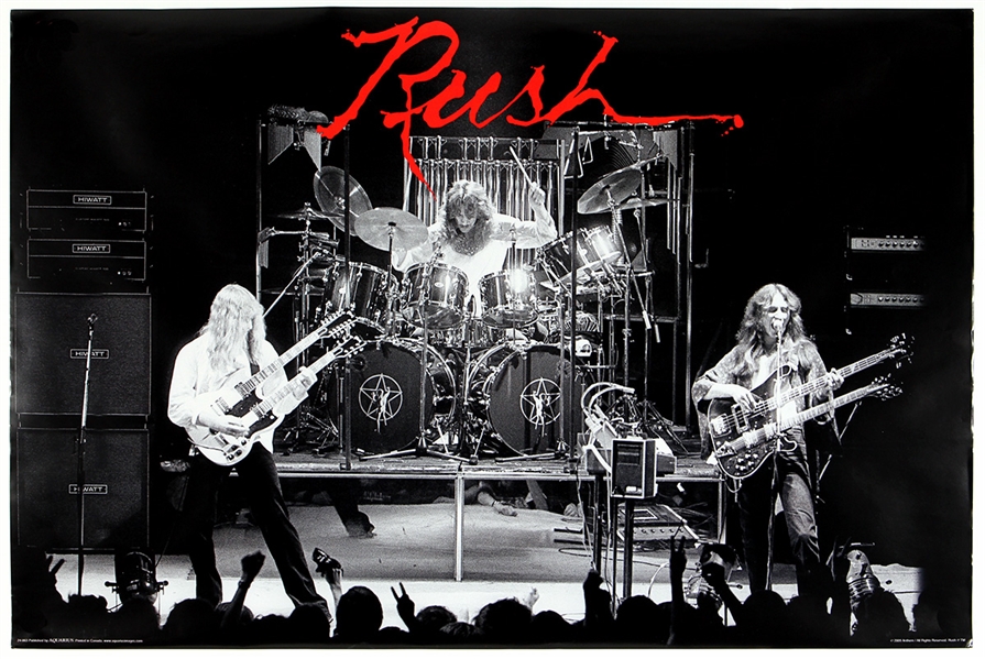 Rush "Hemispheres" Live in Concert Poster