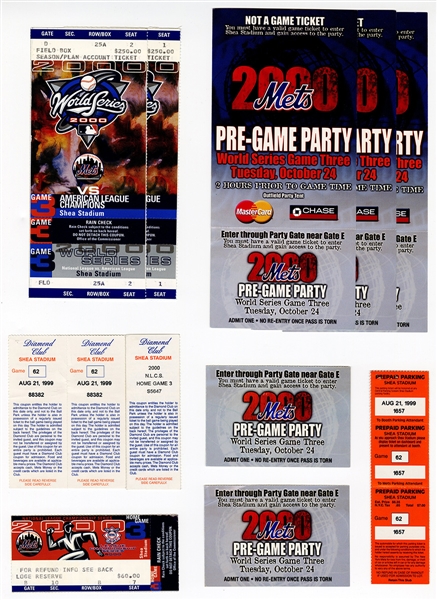 New York Mets 2000 World Series Tickets