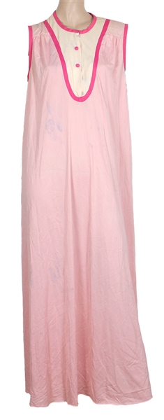 Liza Minnelli Owned & Worn Pink Nightgown