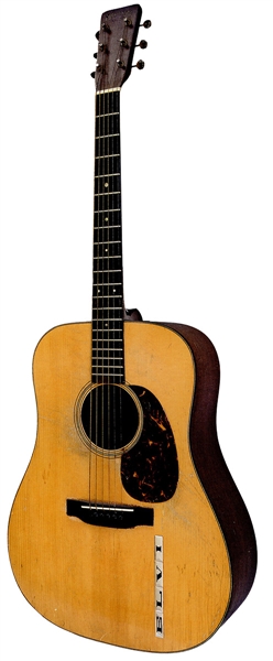 Elvis Presley Owned and Stage Played 1942 Martin D-18 Sun Sessions Guitar - The Most Important Elvis Guitar To Come to Auction