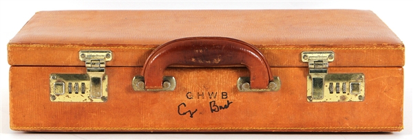 President George H. W. Bush Owned, Signed & Extensively Used C.I.A & Presidential Briefcase