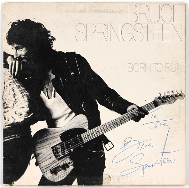 Bruce Springsteen “Born to Run” Late 1970s Vintage Signed & Inscribed Album