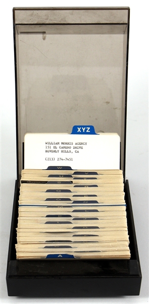 Jackson Family Personally Owned and Used Rolodex
