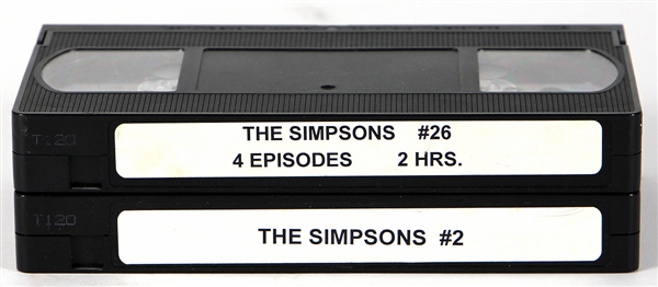 Michael Jackson Owned Simpsons VHS Tapes