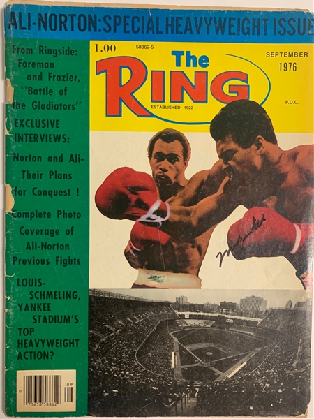 Muhammad Ali Signed “The Ring” Magazine