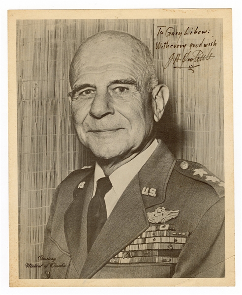 General Jimmy Doolittle Signed Photograph Beckett COA