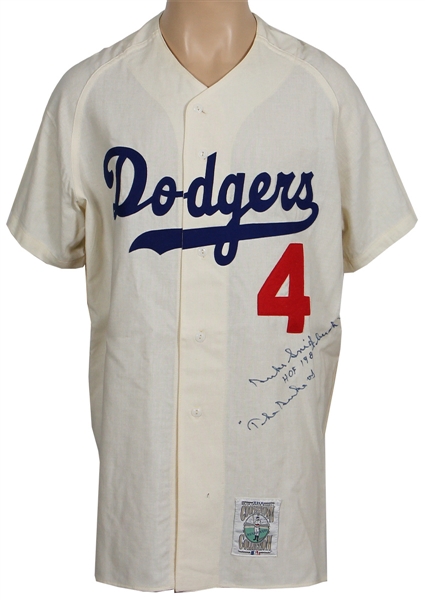 Duke Snider Signed Los Angeles Dodgers Cooperstown Rookie Replica Jersey