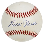 Rick Wise Signed Baseball