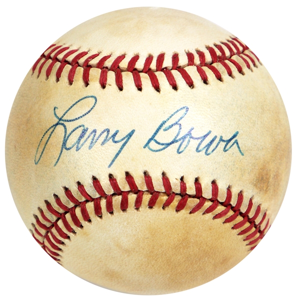 Larry Bowa Signed Baseball