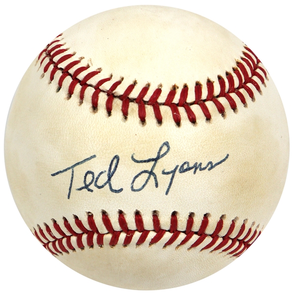 Ted Lyons Signed Baseball