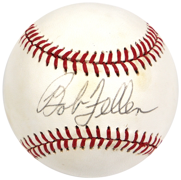 Bob Feller Signed Baseball