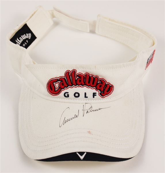 Arnold Palmer Signed Callaway Golf Visor JSA Authentication