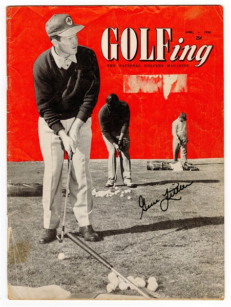 Gene Littler Signed 1955 GOLFing Magazine