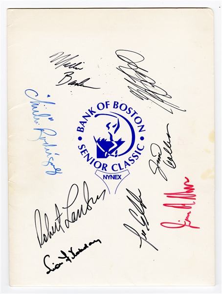Signed Boston Senior Classic Program Signed by 8 Golfers Including Rodriguez
