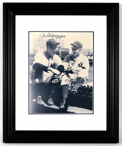 Joe DiMaggio and Tom Henrich Signed Photograph JSA LOA
