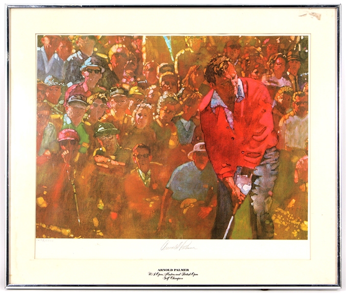Arnold Palmer Signed Lithograph