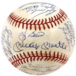 1961 New York Yankees Reunion Signed Baseball (33 signatures)