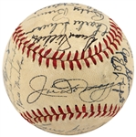 1949 New York Yankees Signed Baseball (High Grade) JSA LOA