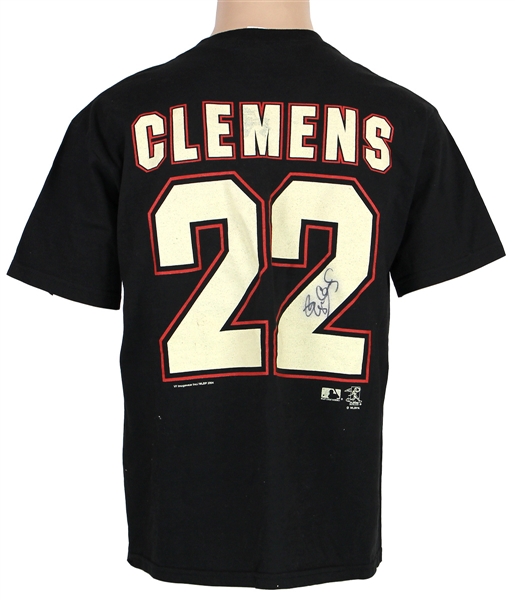 Roger Clemens Signed Houston Astros T-Shirt
