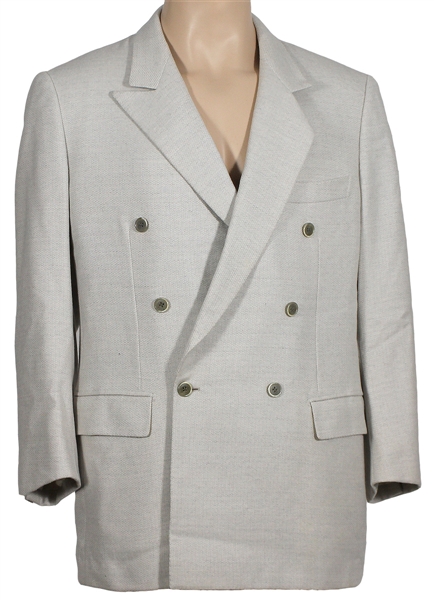 Michael Jackson Owned & Worn Pale Grey Suit Jacket