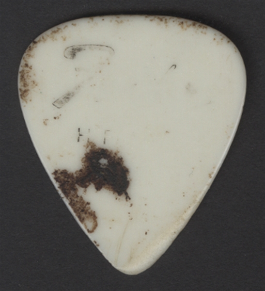 Jimi Hendrix Personally Owned and Stage Used Fender Guitar Pick