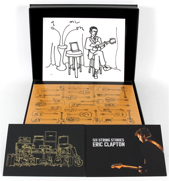 Eric Clapton Signed "Six Strings Stories: The Crossroads Guitars" Limited Edition Genesis Publications Deluxe Edition Book
