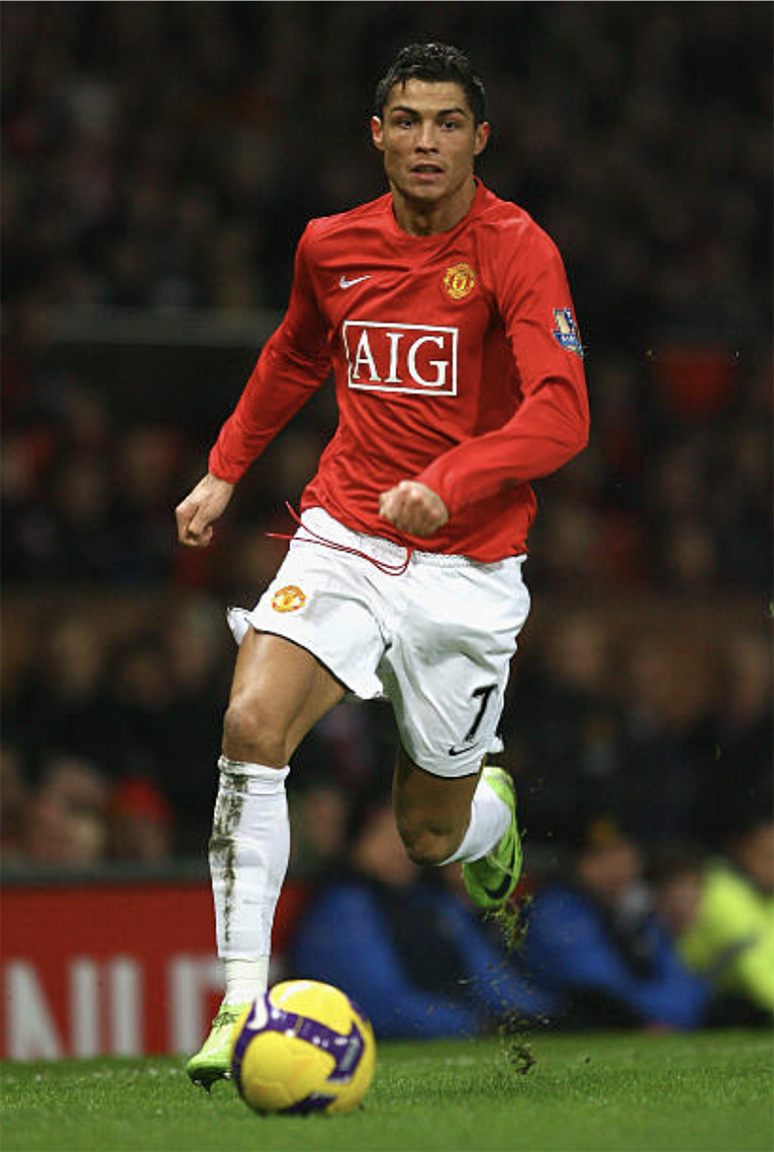 Lot Detail - Cristiano Ronaldo Nike 2008/2009 Manchester United Jersey ...