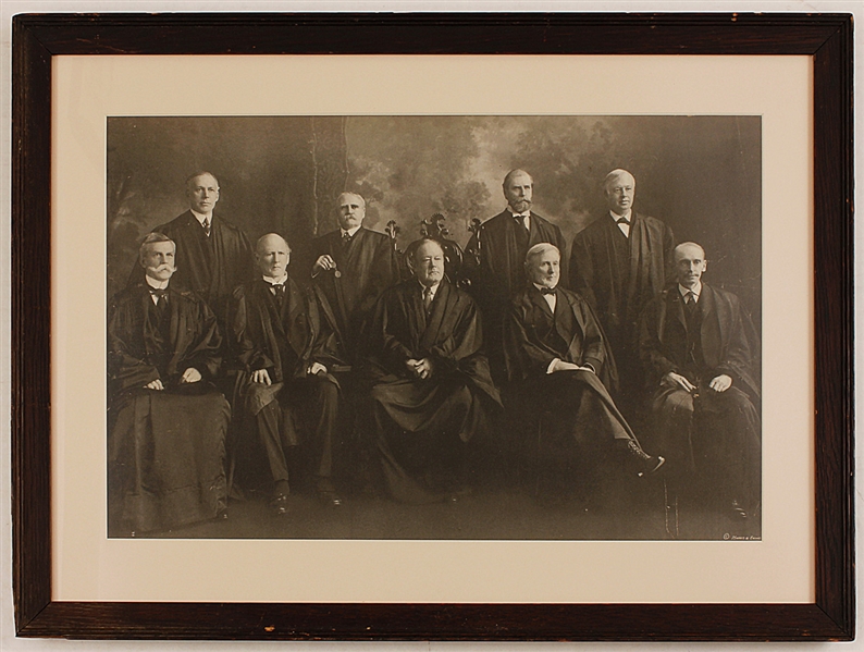 1911 U.S. Supreme Court “The White Court” Original Photographic Print 