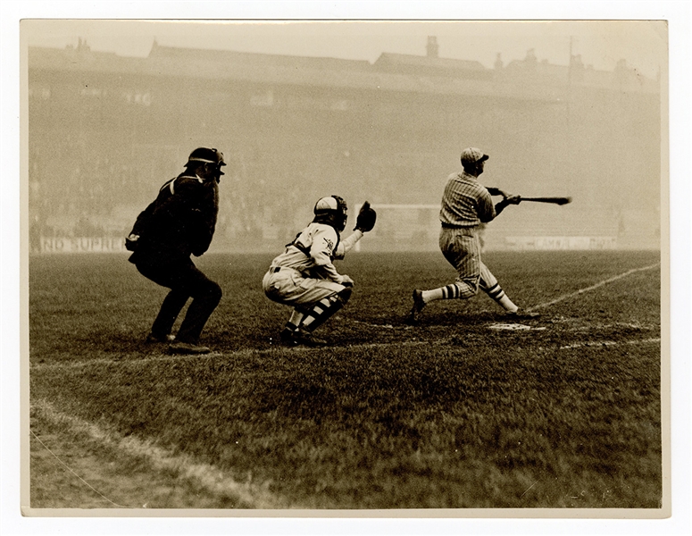 1924 US Baseball Tour Irish Meusel and Hank Gowdy Photograph