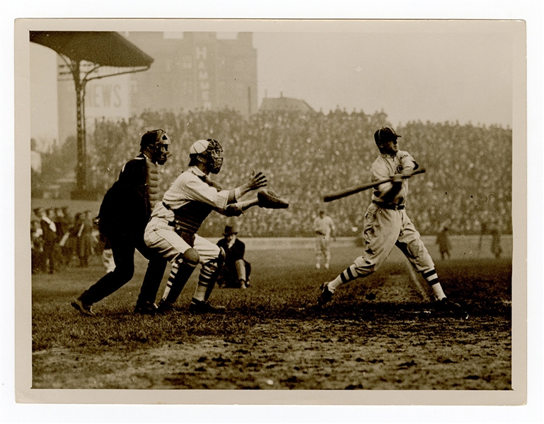 1924 US Baseball Tour Muddy Ruel and Hank Gowdy Photograph