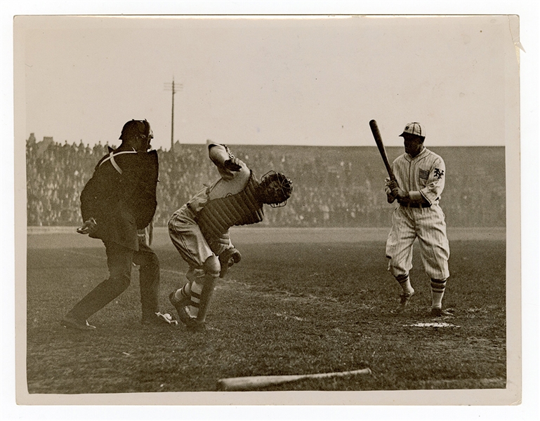 1924 US Baseball Tour Frankie Frisch and Muddy Ruel Photograph