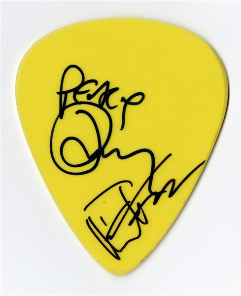 Dave Matthews and Tim Reynolds Signed Over-Sized Novelty Guitar Pick