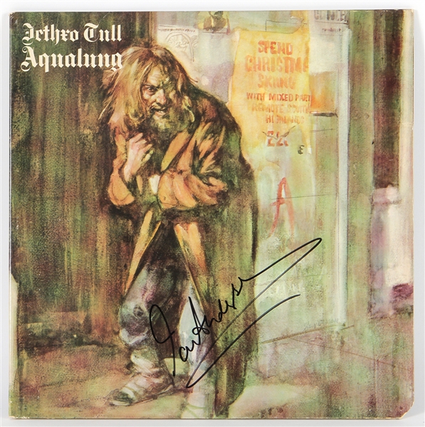 Jethro Tull Ian Anderson Signed “Aqualung” Album JSA