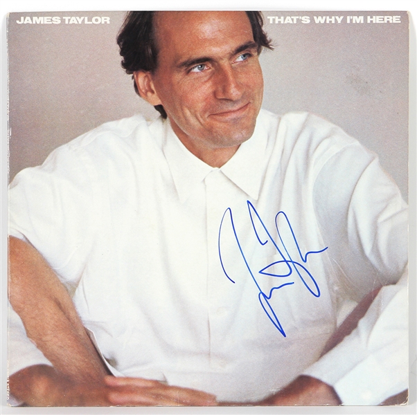 James Taylor Signed "Thats Why Im Here" Album JSA