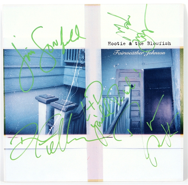 Hootie and the Blowfish Band Signed "Fairweather Johnson" Album JSA