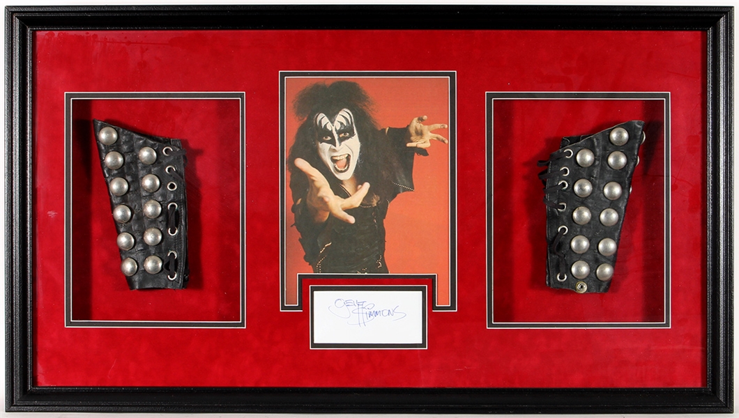 KISS Gene Simmons Owned and Stage Used Armbands From 1975 “ALIVE!” Tour