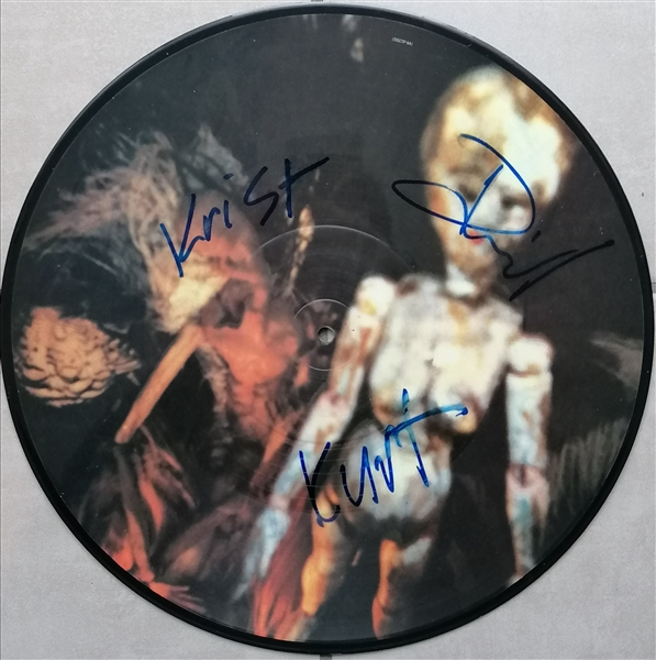 Nirvana Scarce Signed “Lithium” 12” Picture Disc Record REAL LOA