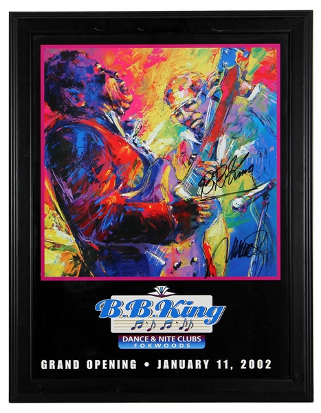 B.B. King Signed Promotional Poster