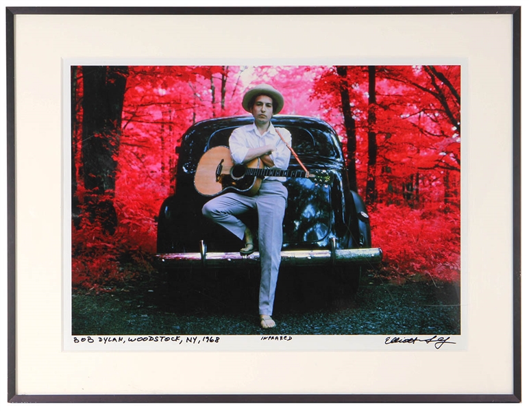 Original Bob Dylan Photograph Taken and Signed by Elliot Landy