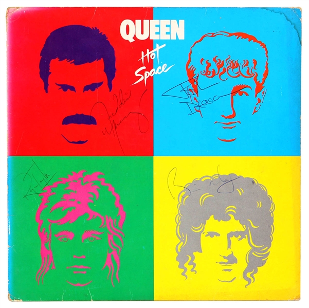 Queen Band Signed "Hot Space" Album JSA