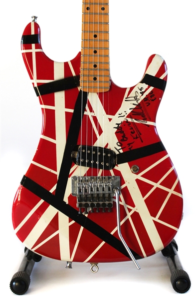 Lot Detail - Eddie Van Halen Personally Owned, Signed and Heavily Stage ...