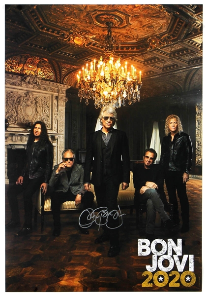 Jon Bon Jovi Signed "Bon Jovi 2020" Album Promotion Poster