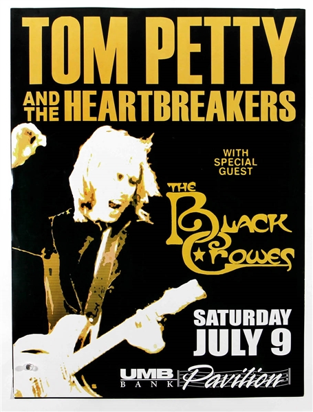 Tom Petty and the Heartbreakers with The Black Crowes Original Concert Poster