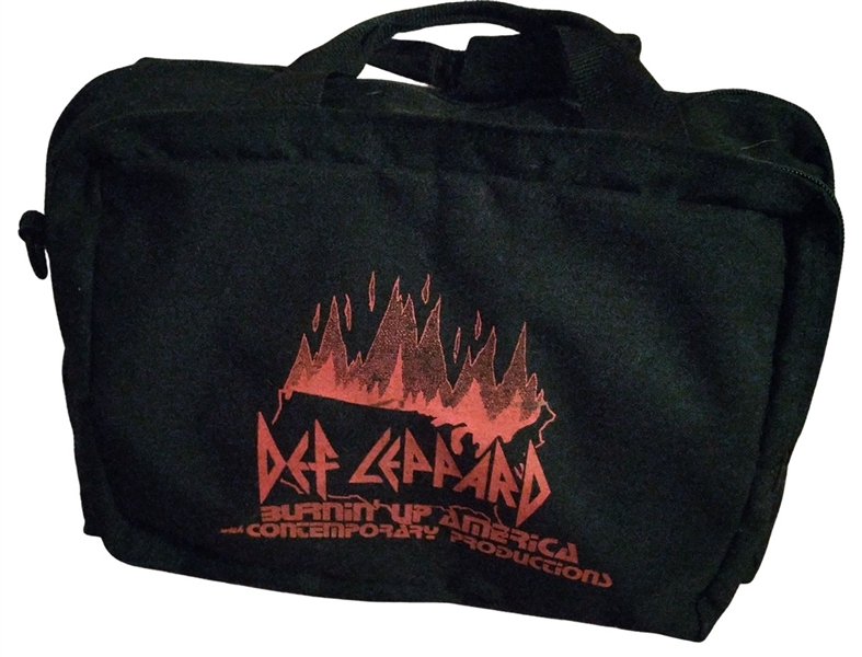 Def Leppard Rick Allen Owned Tour “Pyromania" Bag