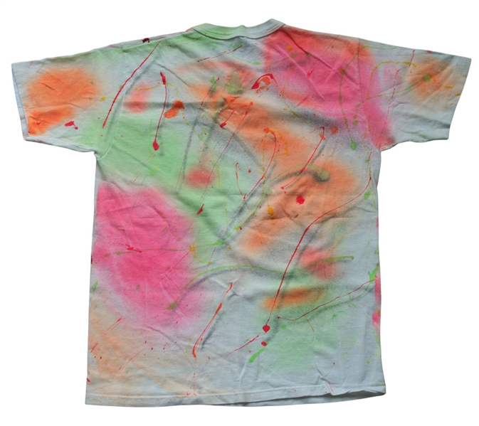 Def Leppard Rick Allen Owned and Photoshoot Worn Tie-Dye T-Shirt