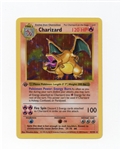 1999 Pokémon Base 1st Edition Holo Thick Stamp Shadowless Charizard #4 Raw Ungraded Pack Fresh!