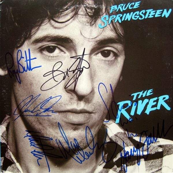 Bruce Springsteen and The E Street Signed "The River" Album JSA & REAL LOA