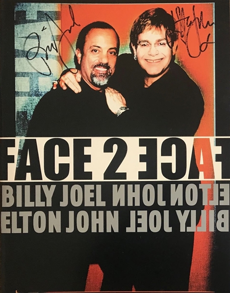 Billy Joel and Elton John Signed Program REAL LOA