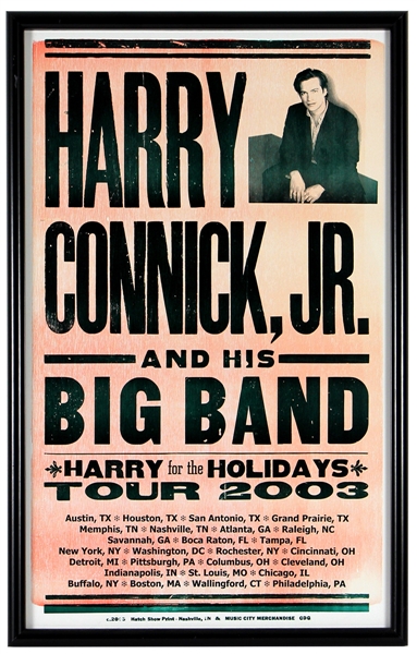 Harry Connick, Jr. 2003 Holidays Concert Poster